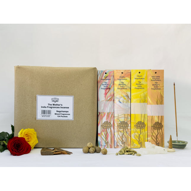 Mothers India Fragrances Nagchampa Incense - 124 Mixed Pack