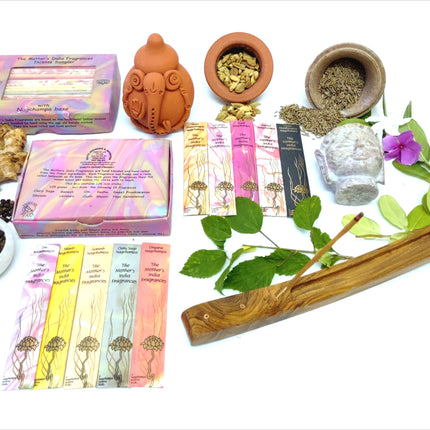 The Mothers Fragrant Incense Variety Gift Sampler Box - 21 Mini Packets
