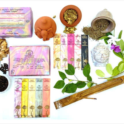 The Mothers Fragrant Incense Variety Gift Sampler Box - 21 Mini Packets