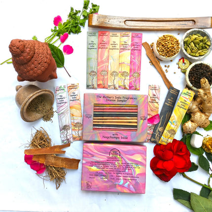The Mothers Fragrant Incense Variety Gift Sampler Box - 21 Mini Packets