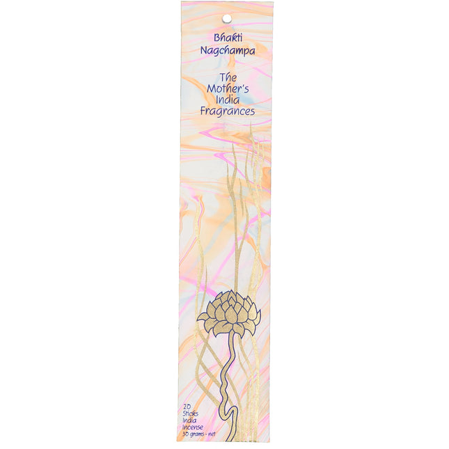 Mothers India Fragrances Incense Bhakti Nagchampa
