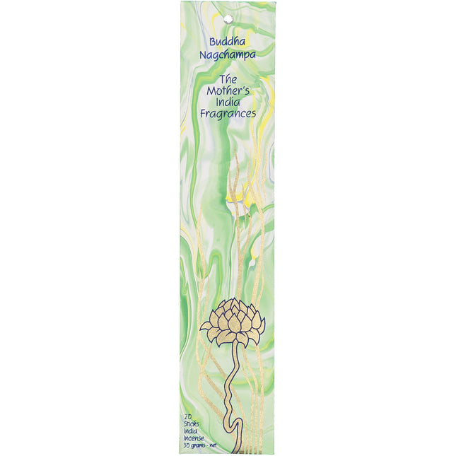 Mothers India Fragrances Incense Buddha Nagchampa