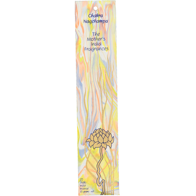 Mothers India Fragrances Incense Chakra Nagchampa