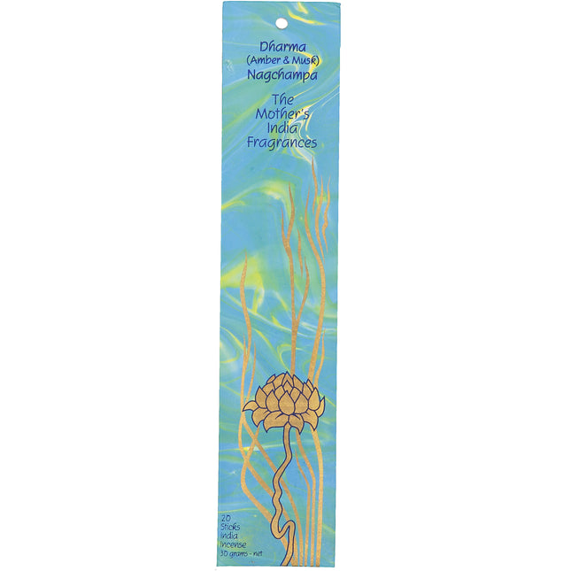 Mothers India Fragrances Incense Dharma Nagchampa