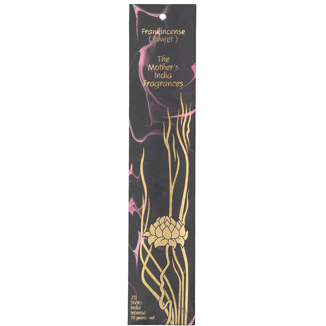 Mothers India Fragrances Incense Sweet Frankincense Nagchampa