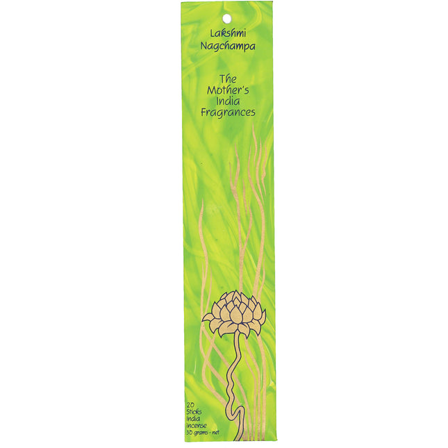 Mothers India Fragrances Incense Lakshmi Nagchampa