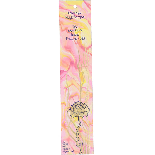 Mothers India Fragrances Incense Lavanya Nagchampa