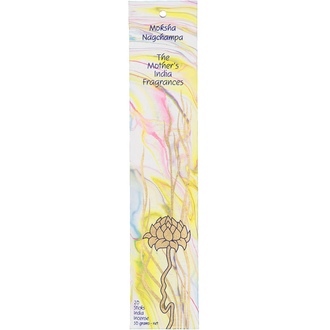 Mothers India Fragrances Incense Moksha Nagchampa