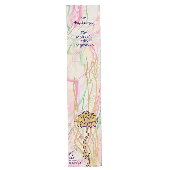Mothers India Fragrances Incense Om Nagchampa