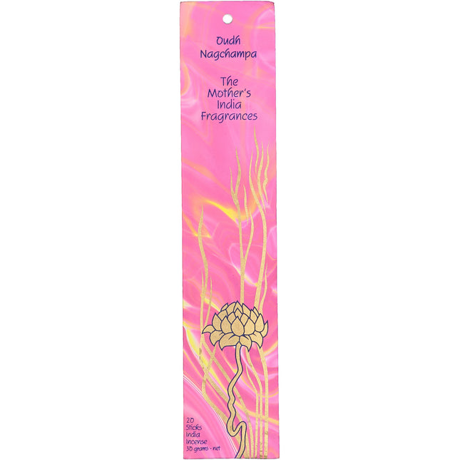Mothers India Fragrances Incense Oudh Nagchampa