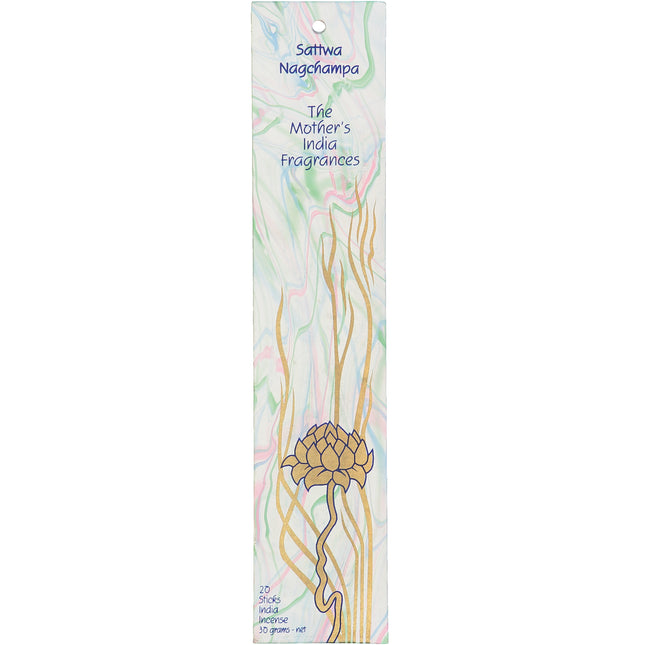 Mothers India Fragrances Incense Sattwa Nagchampa