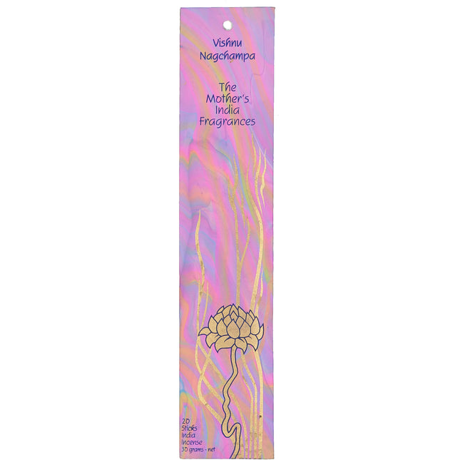 Mothers India Fragrances Incense Vishnu Nagchampa