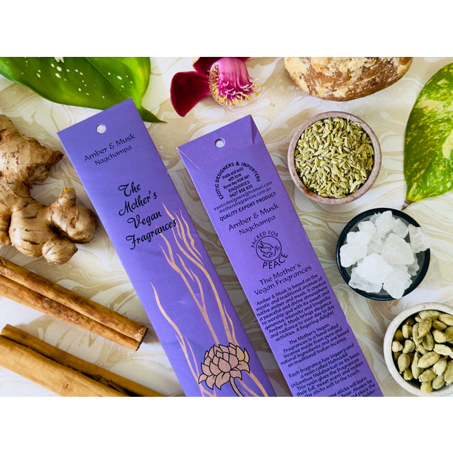 Mothers India Fragrances Nagchampa Incense Vegan - 44 Pack